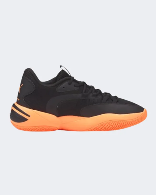 Puma Court Rider 2.0 Men Basketball Shoes Black/Orange 376646-01