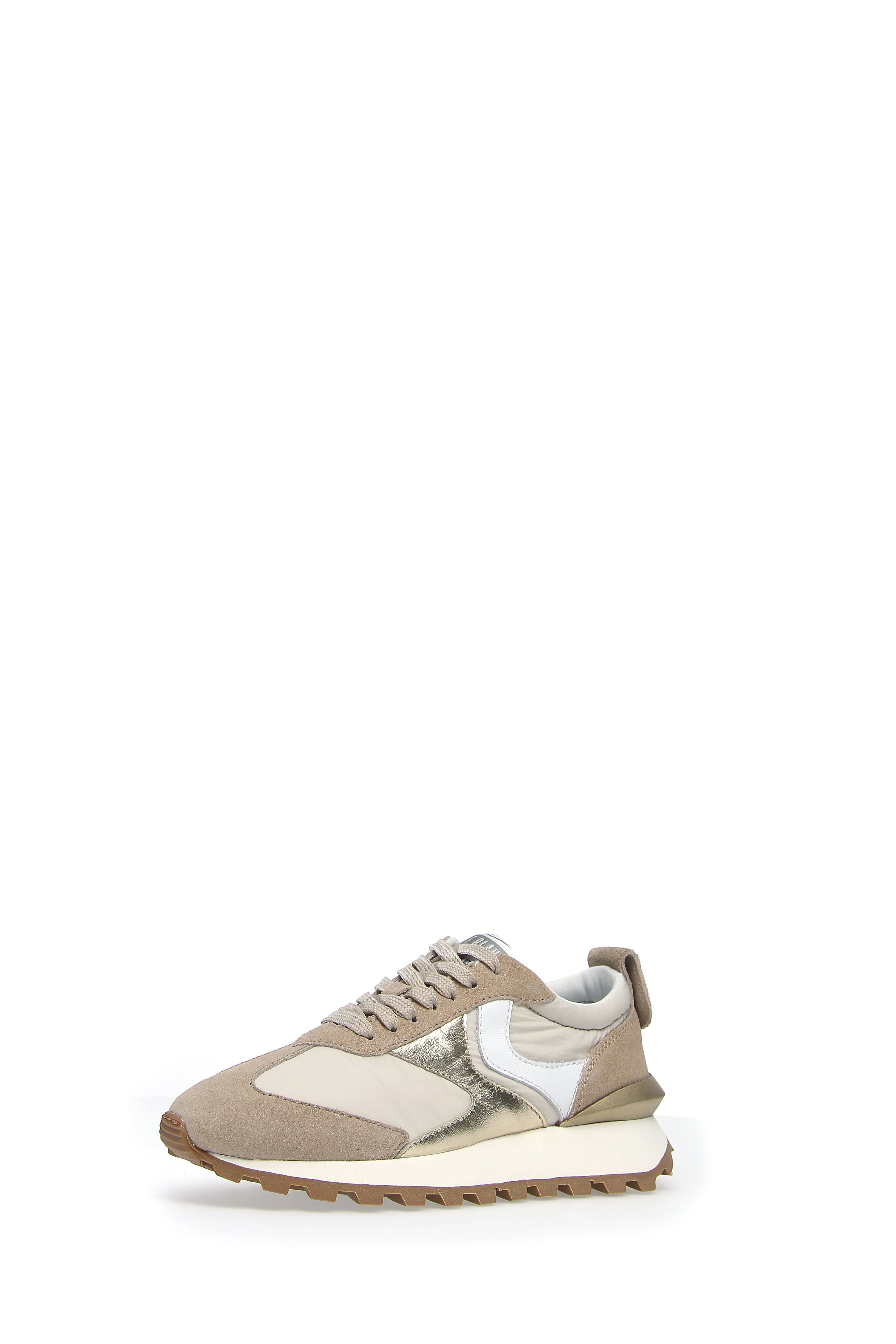 Qwark Woman Beige Platinum Chunky Sneakers