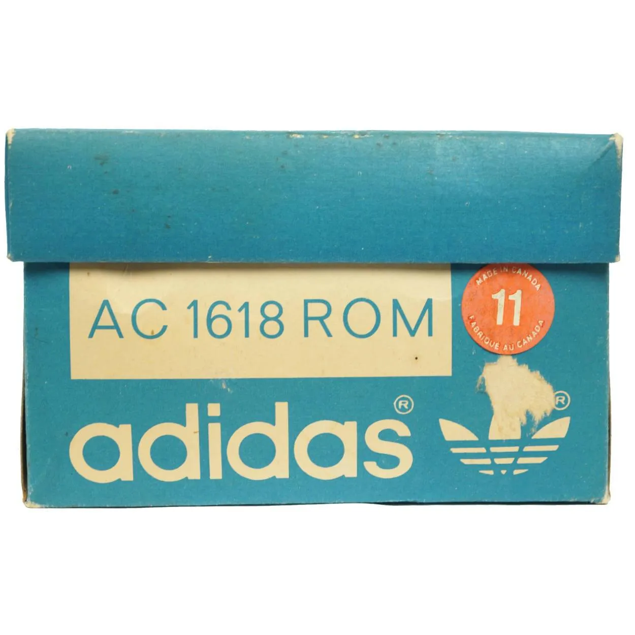 Rare Vintage 1970s Adidas Running Shoes AC 1618 ROM Canada Sneakers Size 11 NOS