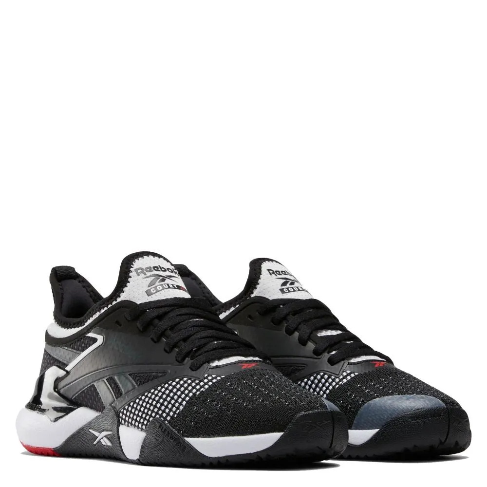 Reebok Women's Nano Court in Black/White/Vector Red