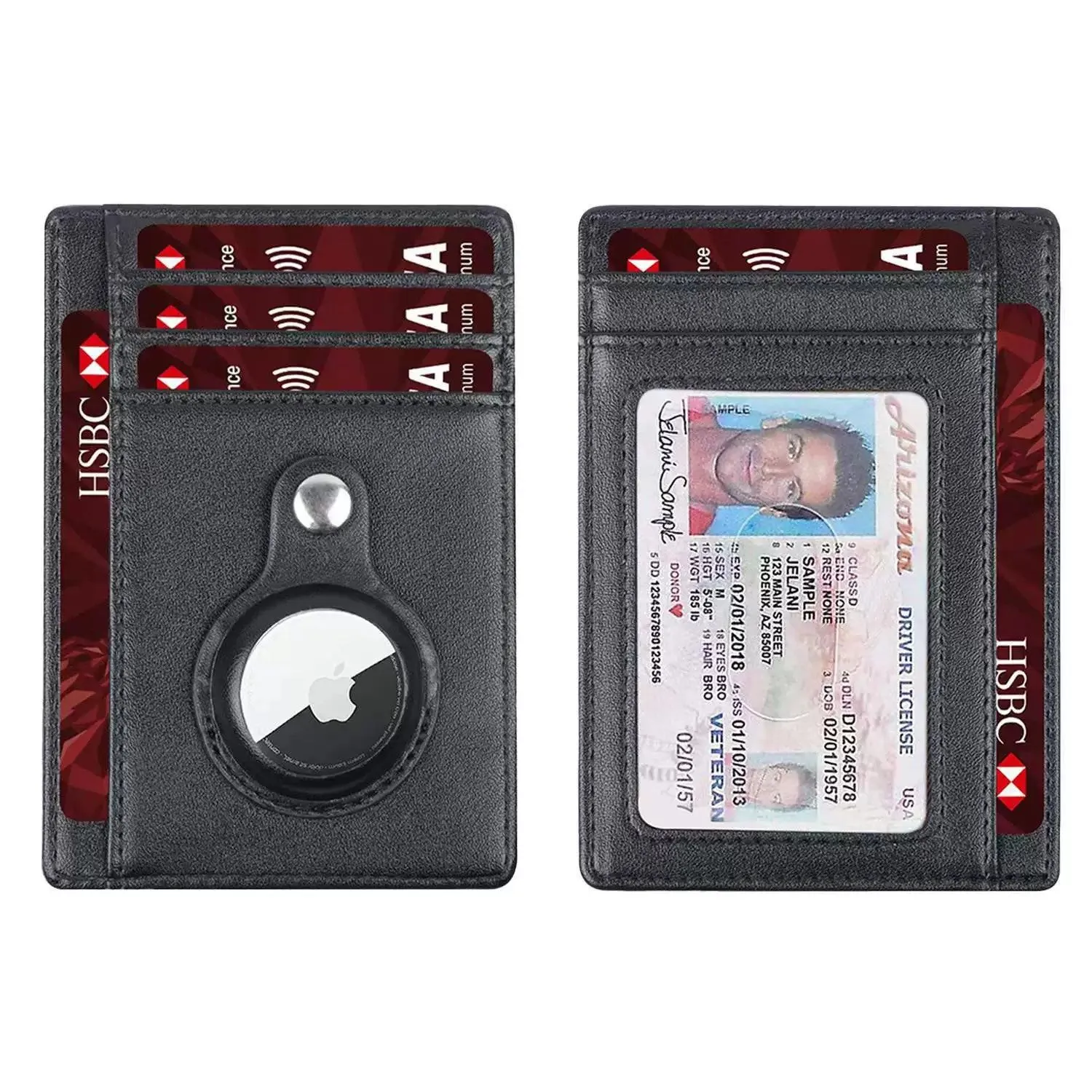 RFID  Card Holder Airtag Slim Wallet