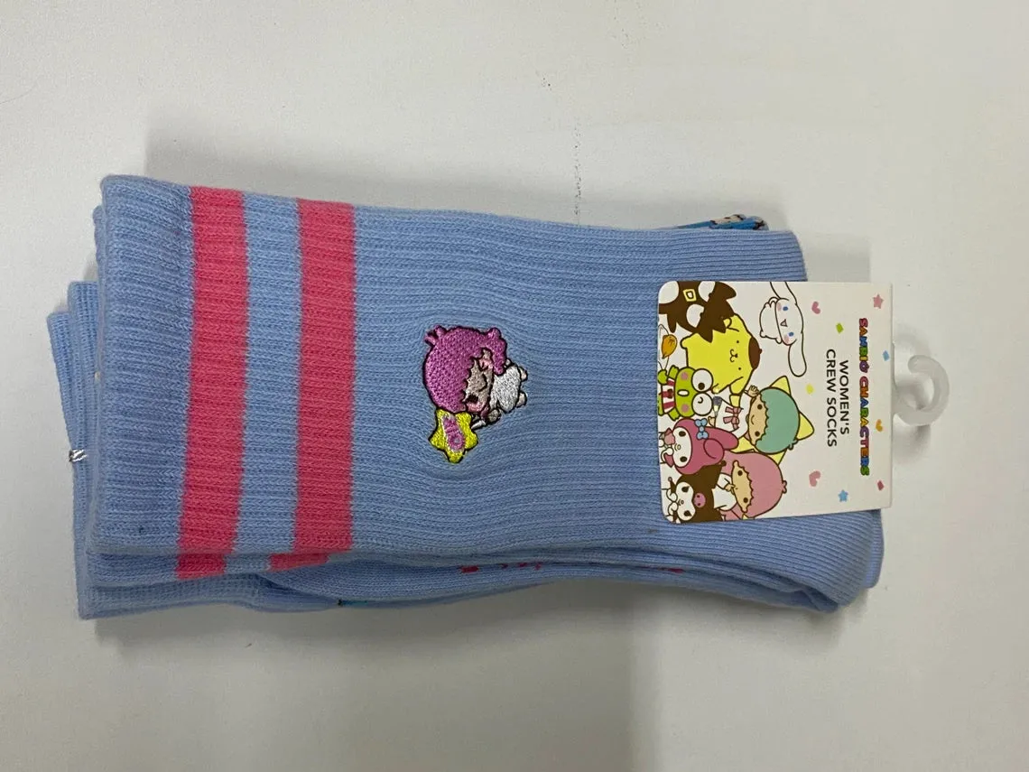 Set of 2 Little Twin Stars Monday Socks Sanrio