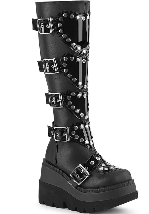 SHAKER-210 [Black] | PLATFORM BOOTS [PREORDER]