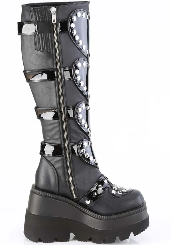 SHAKER-210 [Black] | PLATFORM BOOTS [PREORDER]