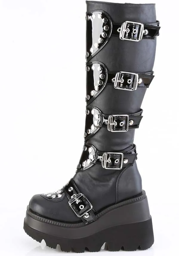 SHAKER-210 [Black] | PLATFORM BOOTS [PREORDER]