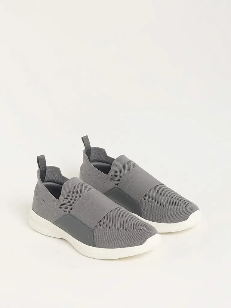 SOLEPLAY Grey Slip-On Shoes