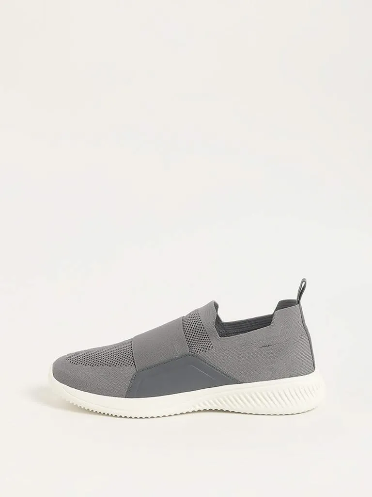 SOLEPLAY Grey Slip-On Shoes