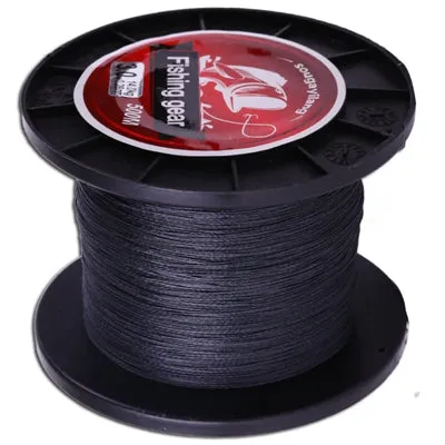 Sougayilang 500M Super Strong 12-72LB 4 Strands Multifilament PE Material Braided Wire Fishing Line Multi Color Line Tackle