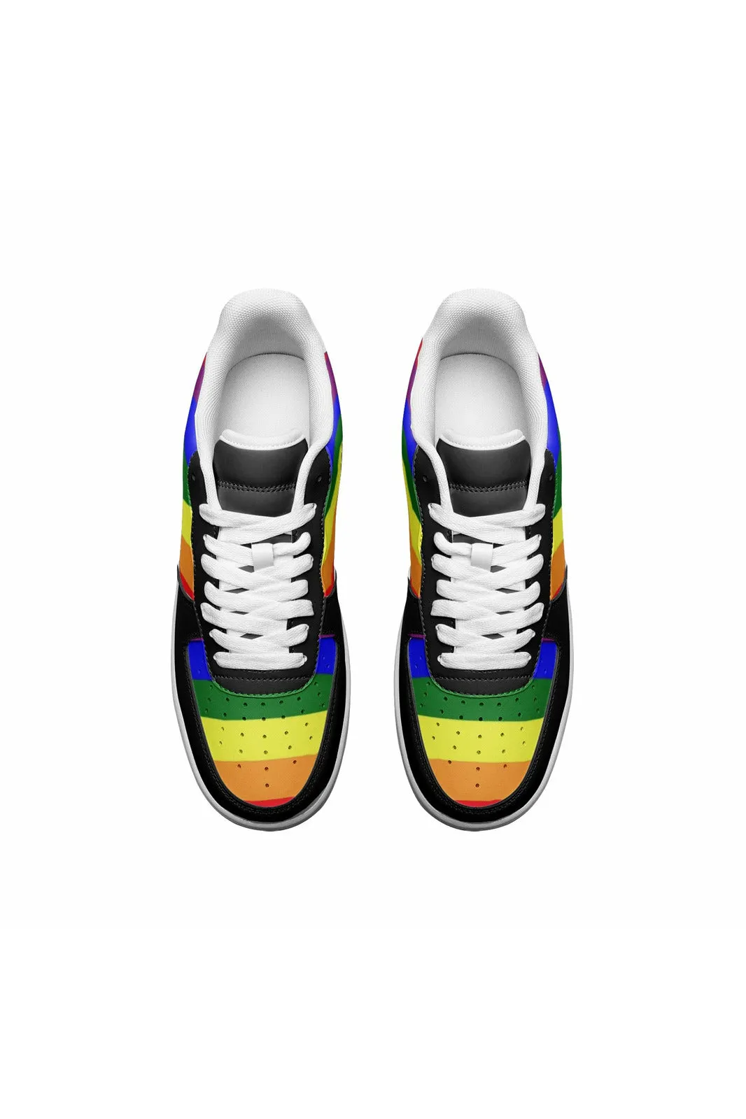 Spectrum Unisex Low Top Leather Sneakers