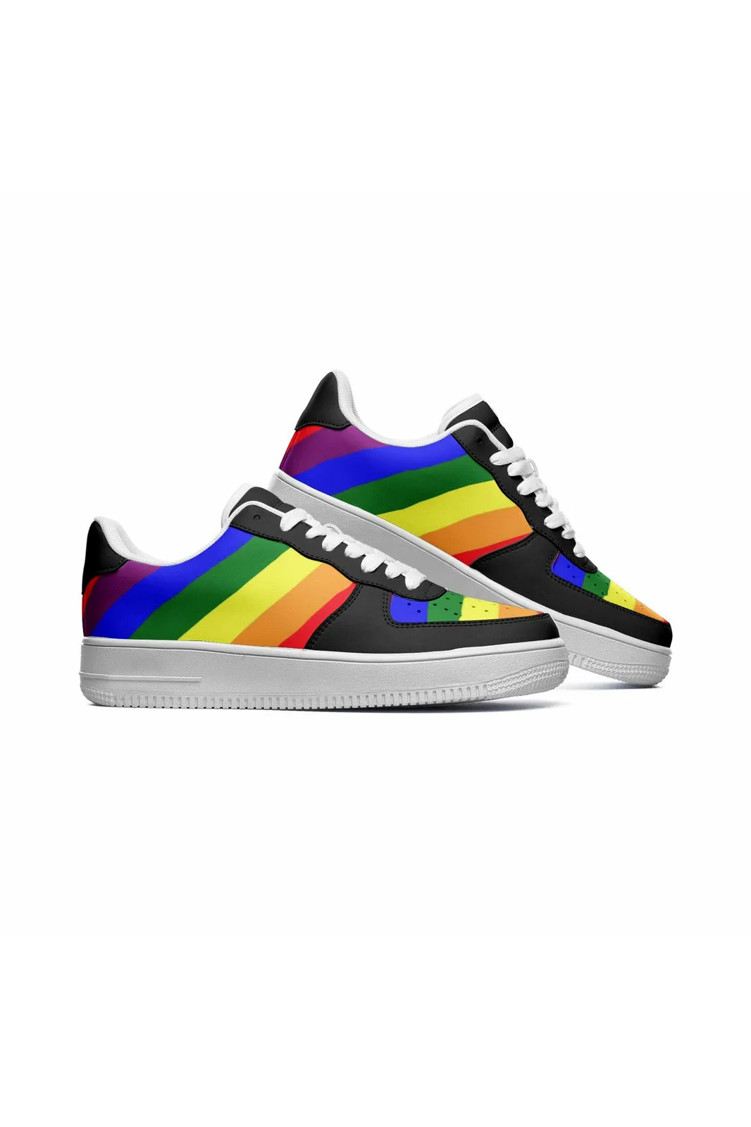 Spectrum Unisex Low Top Leather Sneakers