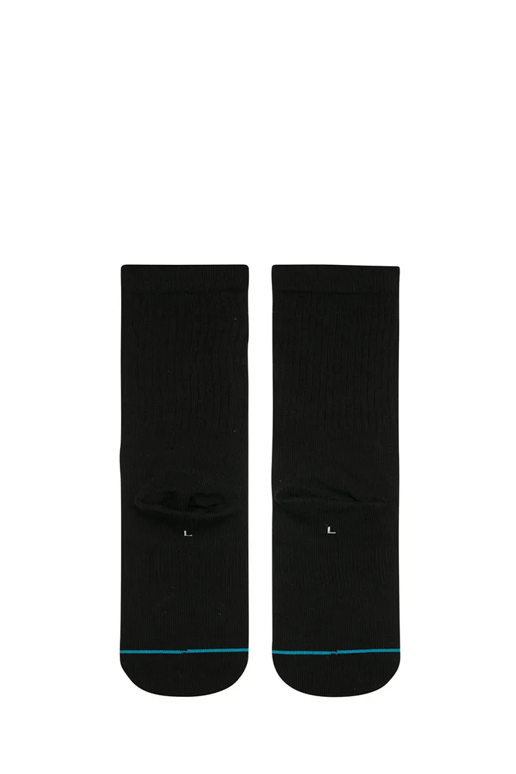 Stance NBA Logoman Quarter Sock Black