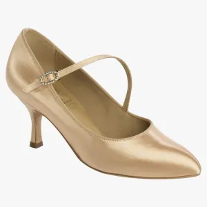 Supadance 1004 Ladies Ballroom Shoe Flesh Satin