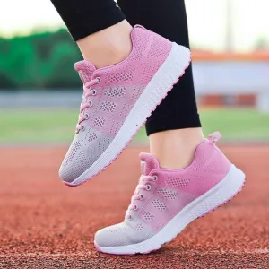 Super Light Sneakers For Women Sport Basket Femme Walking White Casual shoes