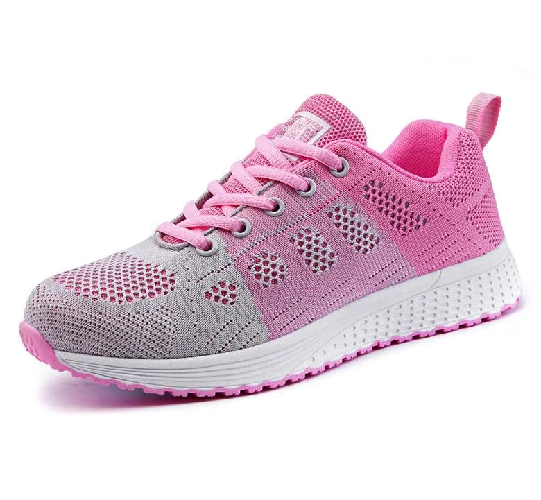 Super Light Sneakers For Women Sport Basket Femme Walking White Casual shoes