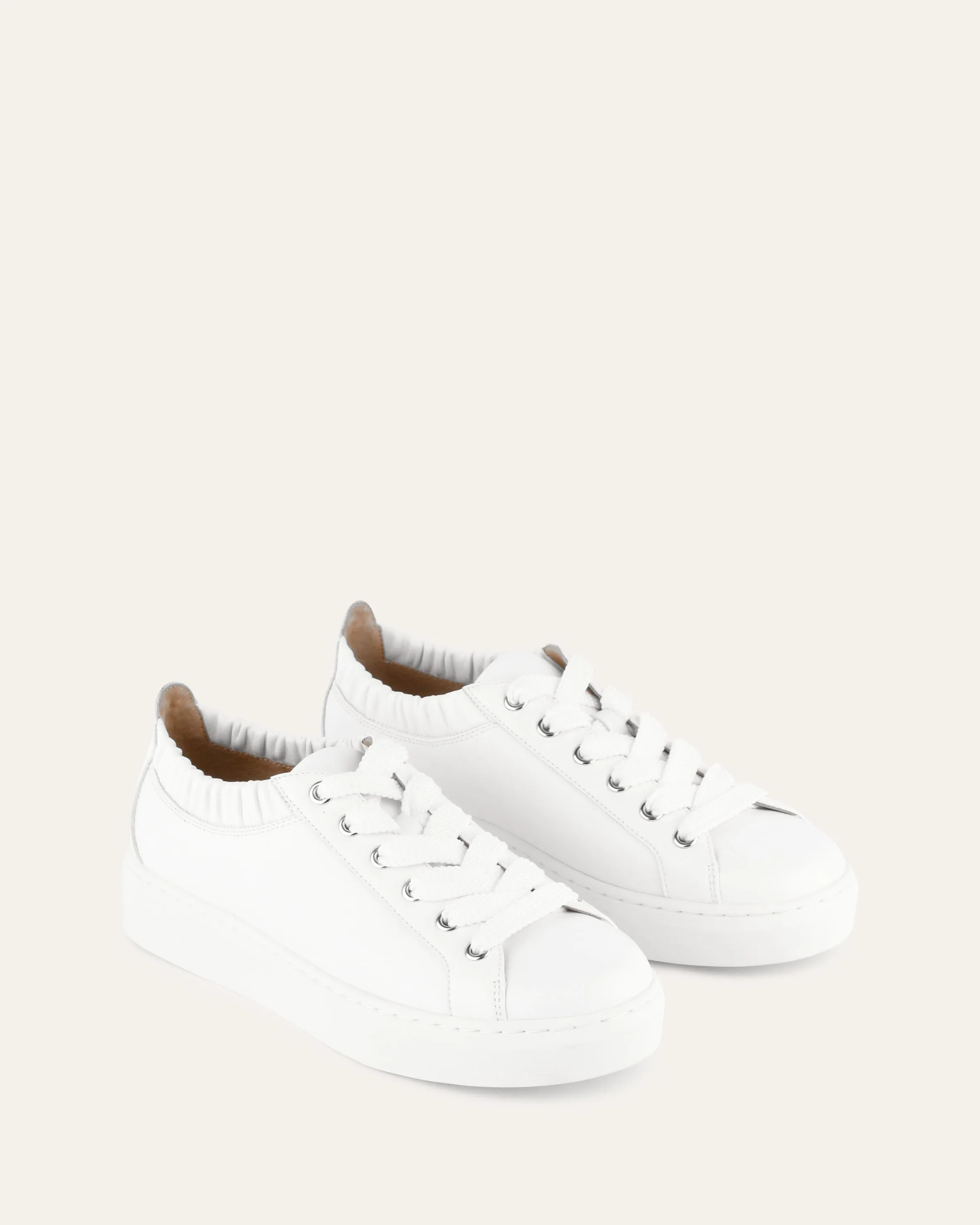 TENLEY SNEAKERS WHITE LEATHER