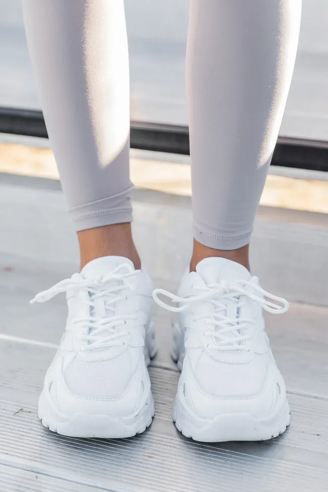 Tessa White Chunky Sneakers FINAL SALE