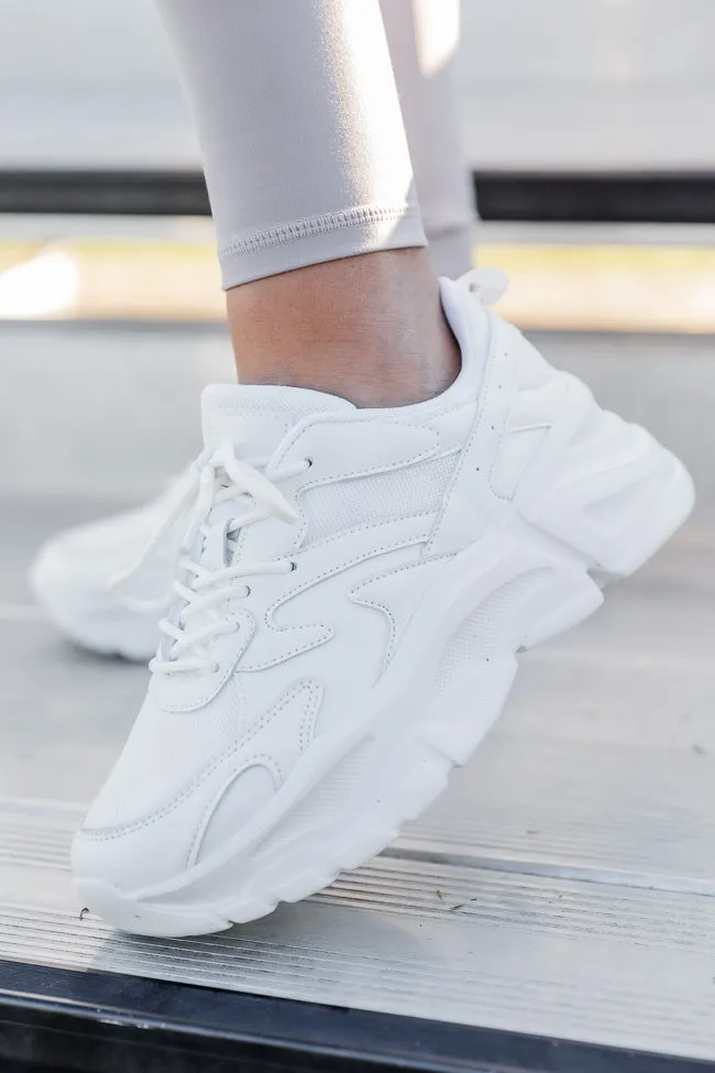 Tessa White Chunky Sneakers FINAL SALE