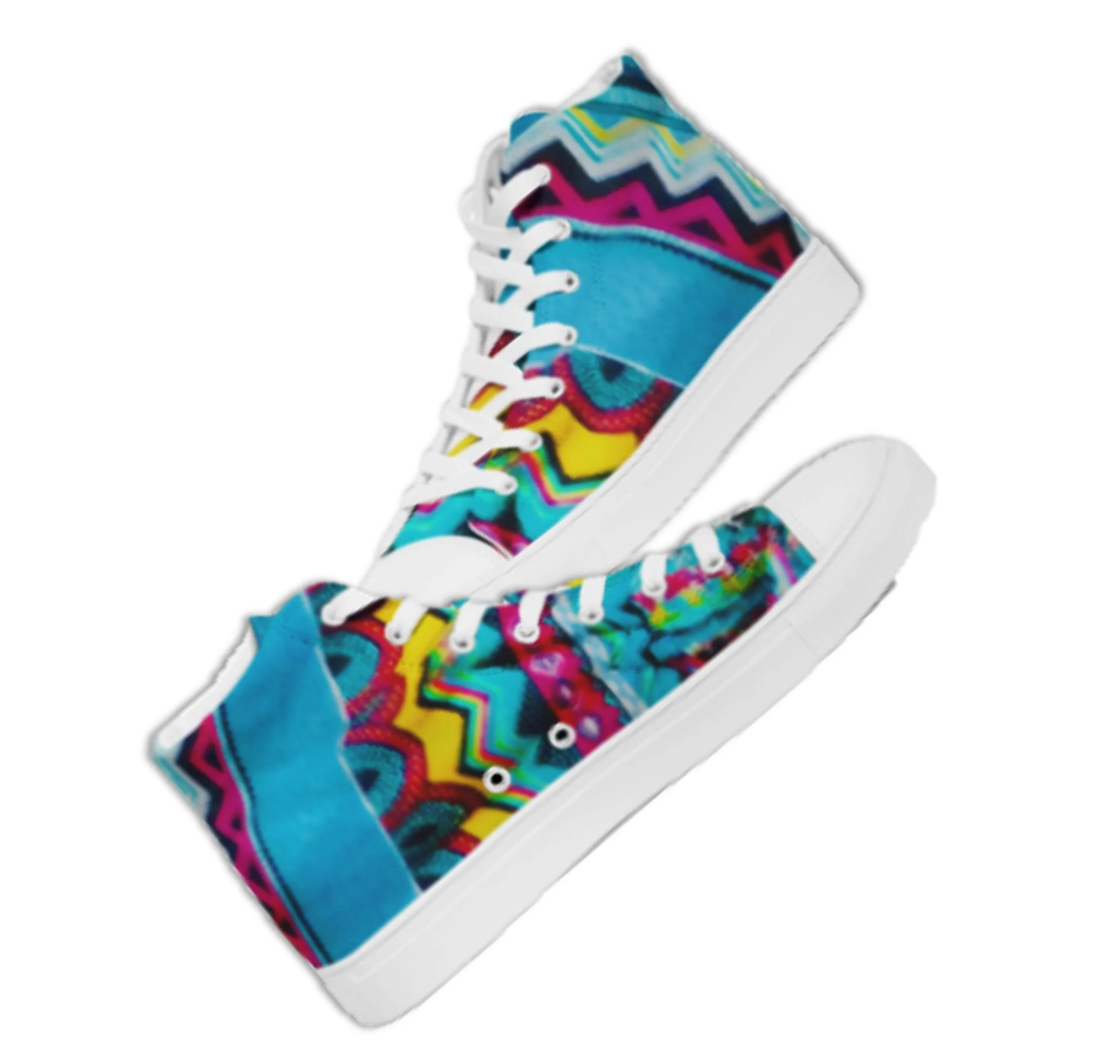 The New Fashion in Sneakers for Women.  Girls' Trendy Canvas Hitops.. WickedYo.