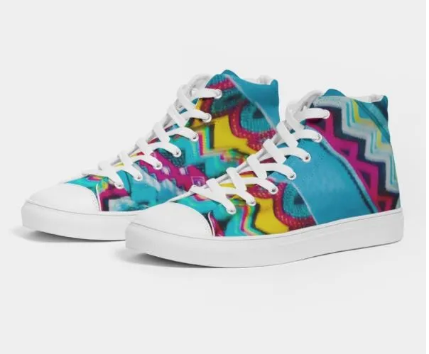 The New Fashion in Sneakers for Women.  Girls' Trendy Canvas Hitops.. WickedYo.