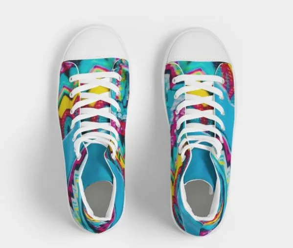 The New Fashion in Sneakers for Women.  Girls' Trendy Canvas Hitops.. WickedYo.