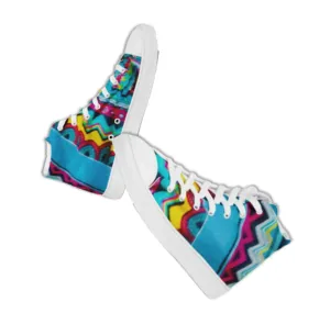 The New Fashion in Sneakers for Women.  Girls' Trendy Canvas Hitops.. WickedYo.