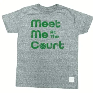 THE ORIGINAL RETRO BRAND: Meet Me At The Court Men's T-Shirt