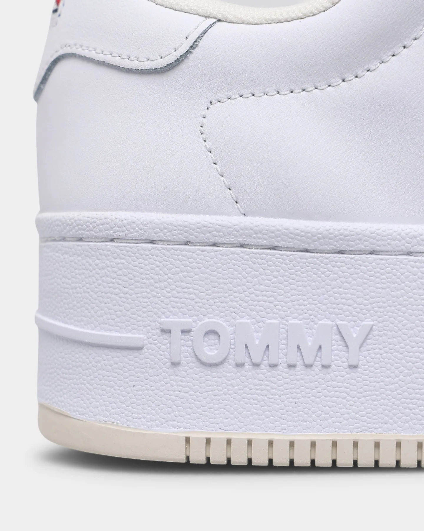 Tommy Jeans Women's Flatform Flag Sneaker White