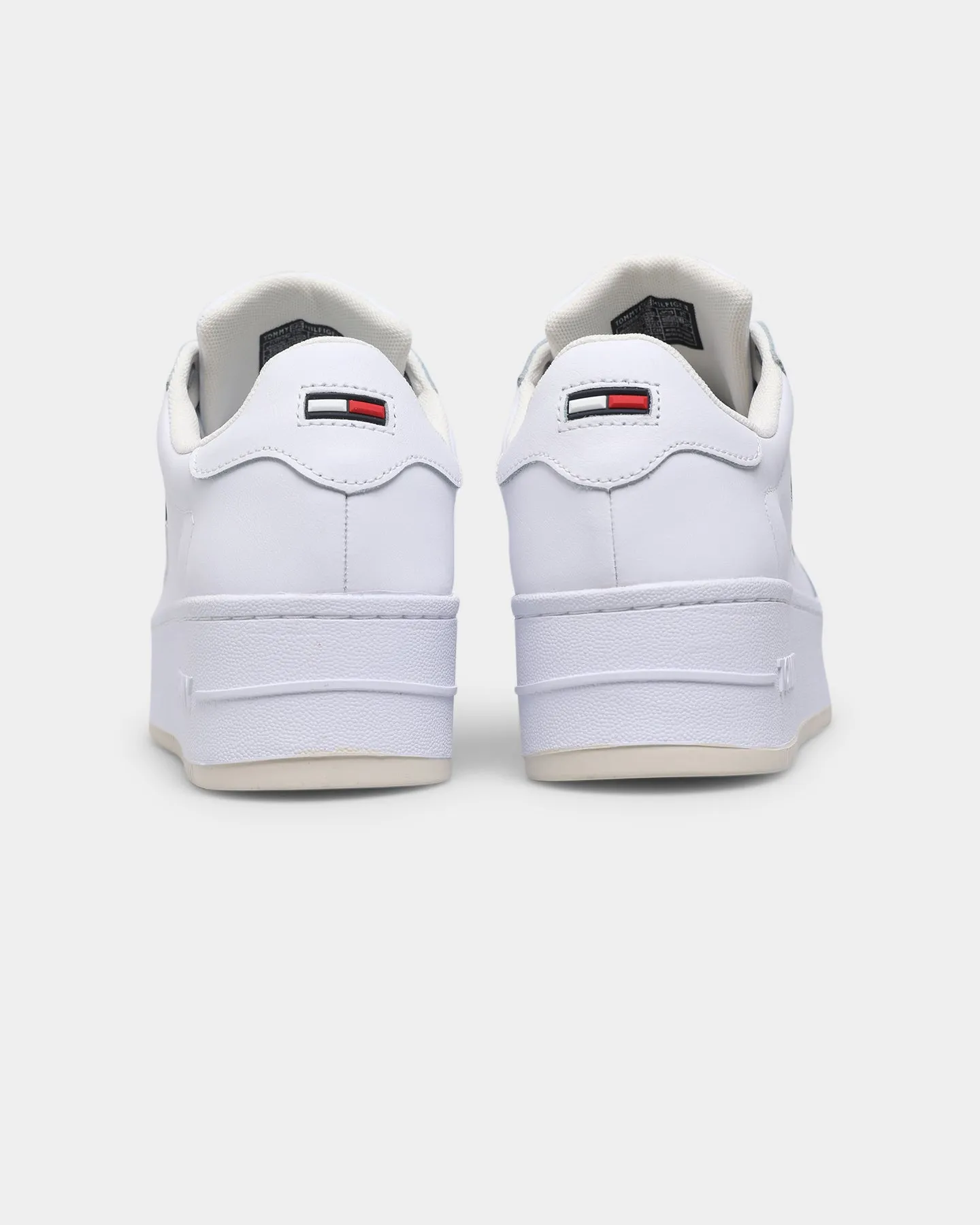 Tommy Jeans Women's Flatform Flag Sneaker White