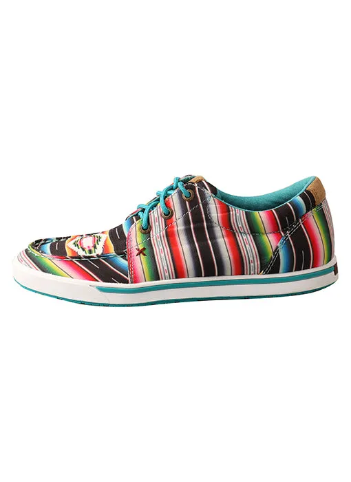 Twisted X Womens Hooey Loper-Black/Serape