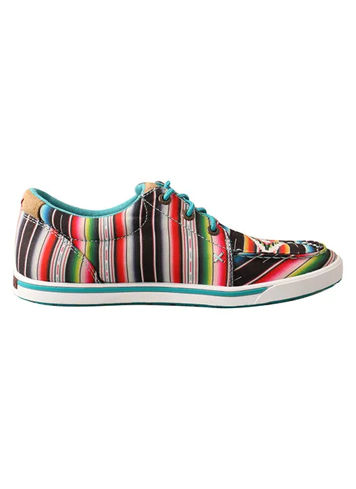 Twisted X Womens Hooey Loper-Black/Serape