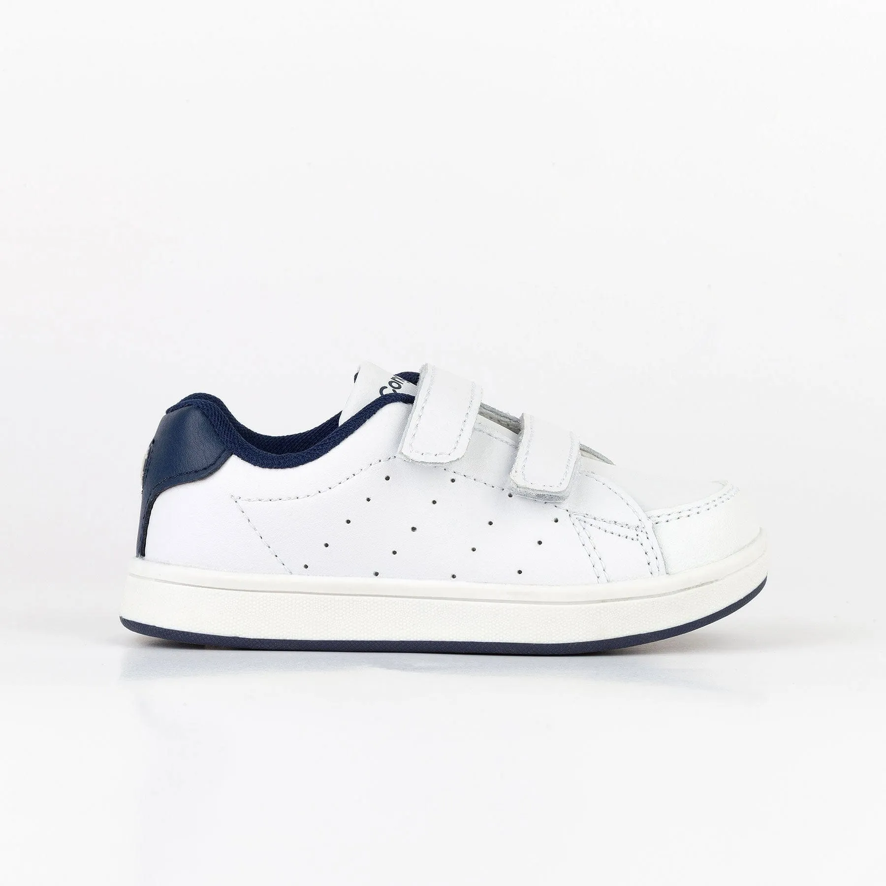 Unisex Navy Washable Leather Trainers