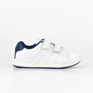 Unisex Navy Washable Leather Trainers