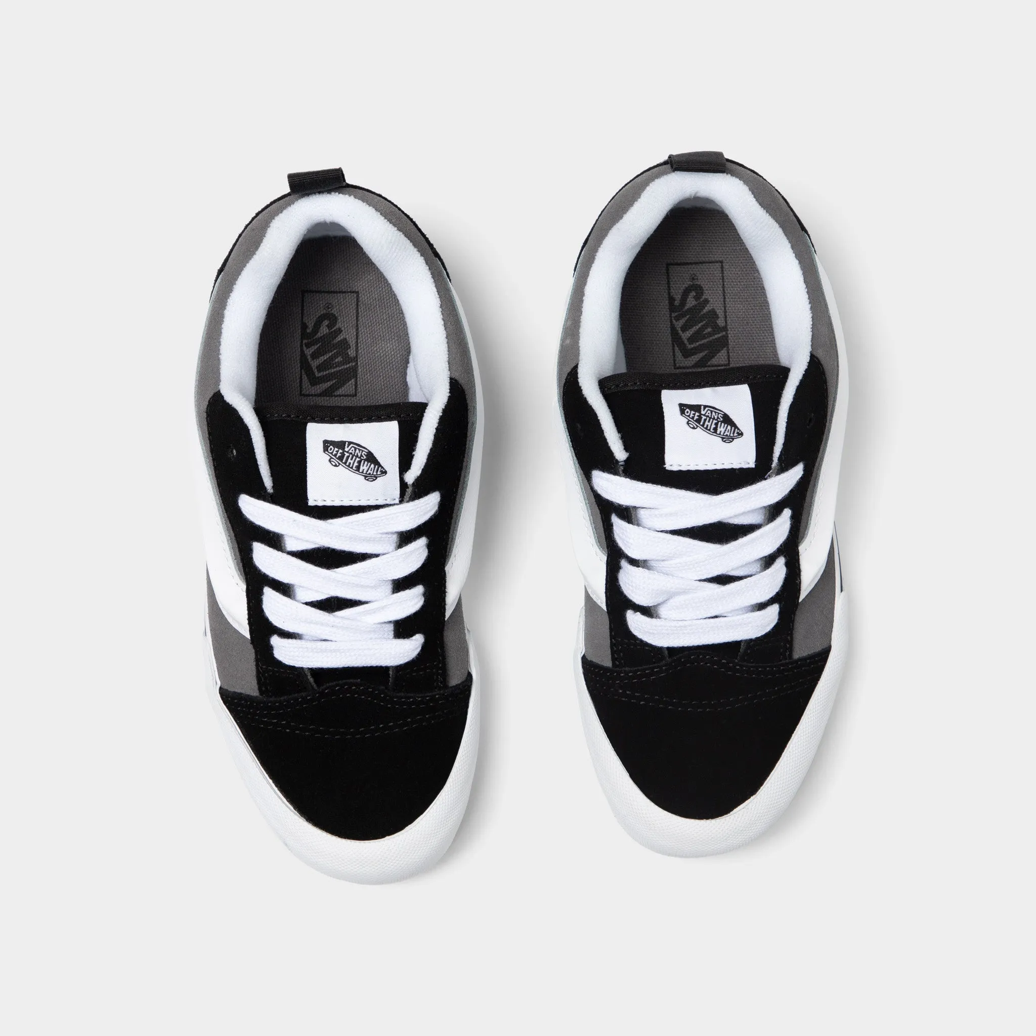 Vans JD Juniors' Knu Skool Black / Grey - White