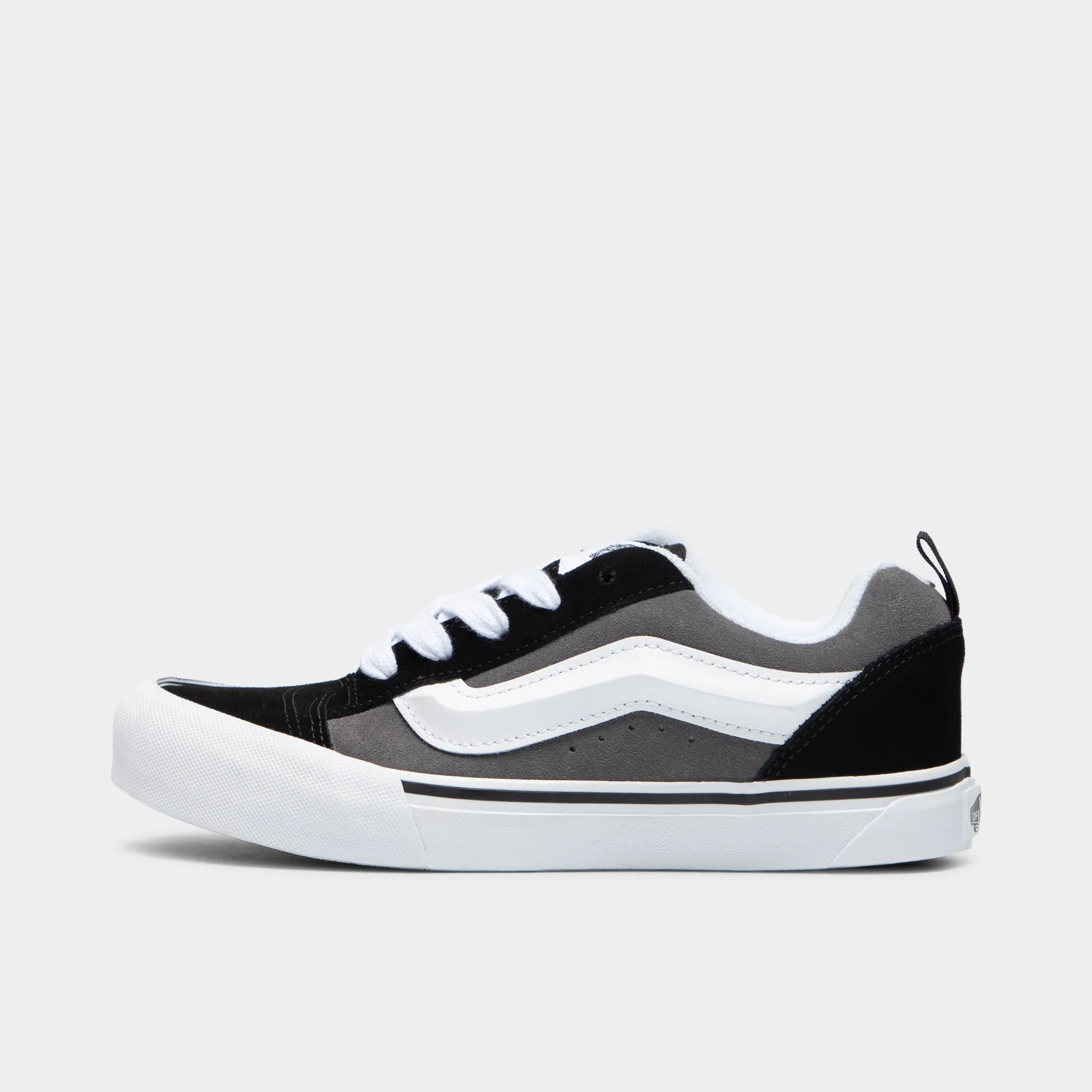 Vans JD Juniors' Knu Skool Black / Grey - White