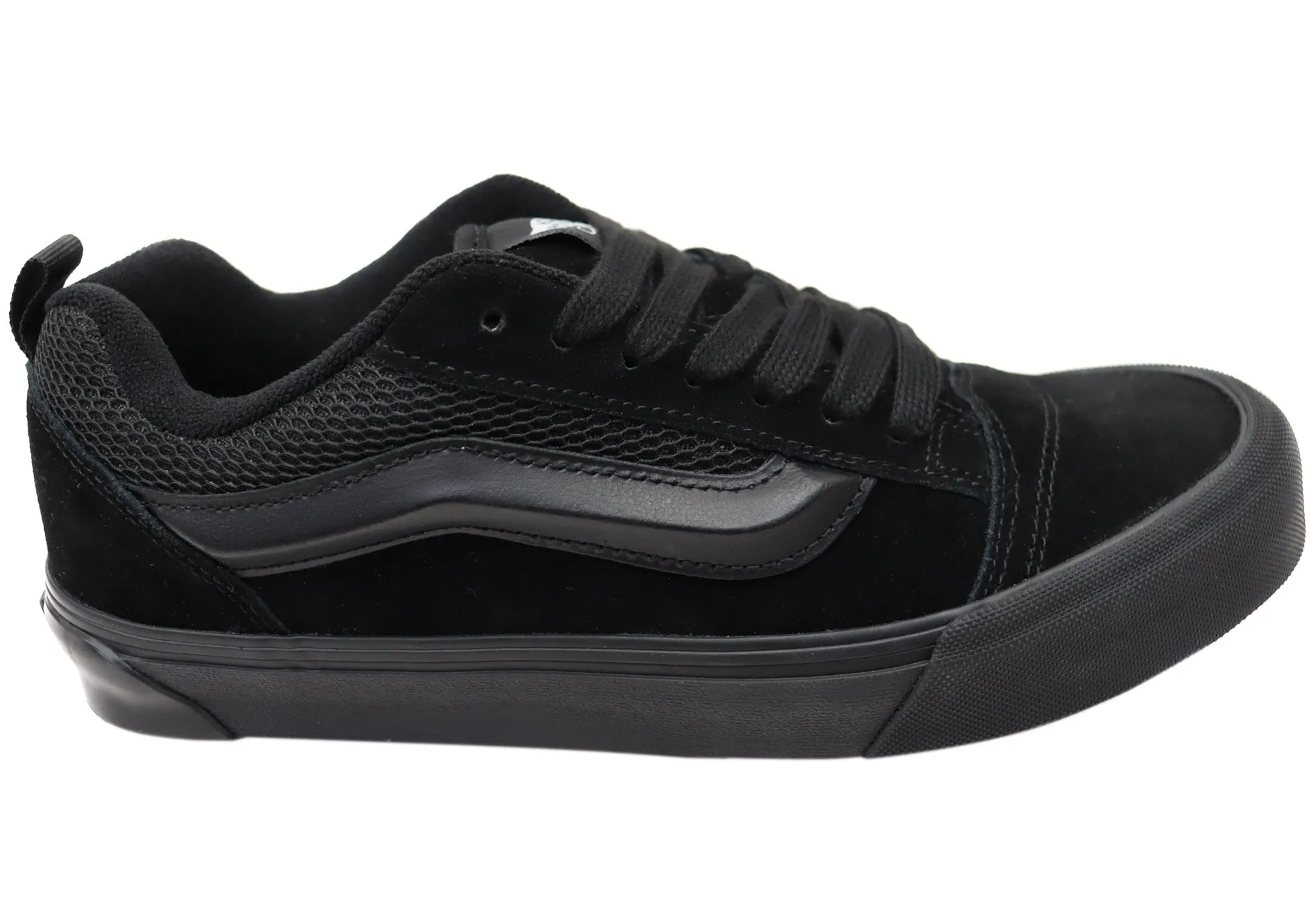 Vans Knu Skool Unisex Comfortable Lace Up Sneakers Black Black