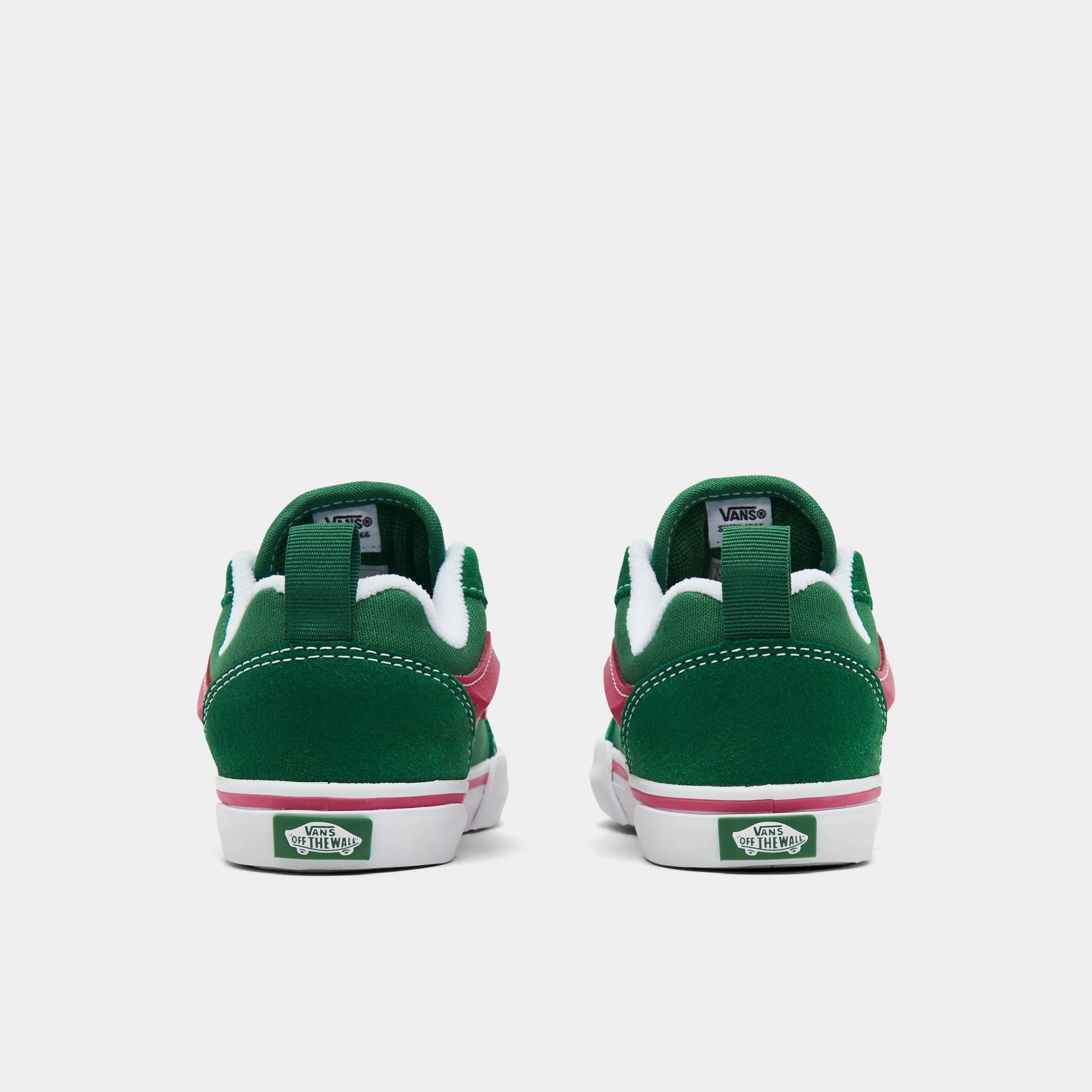 Vans Toddlers' Knu Skool Green / Pink - White