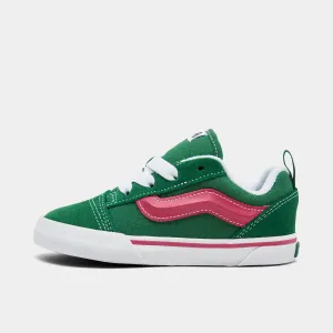 Vans Toddlers' Knu Skool Green / Pink - White