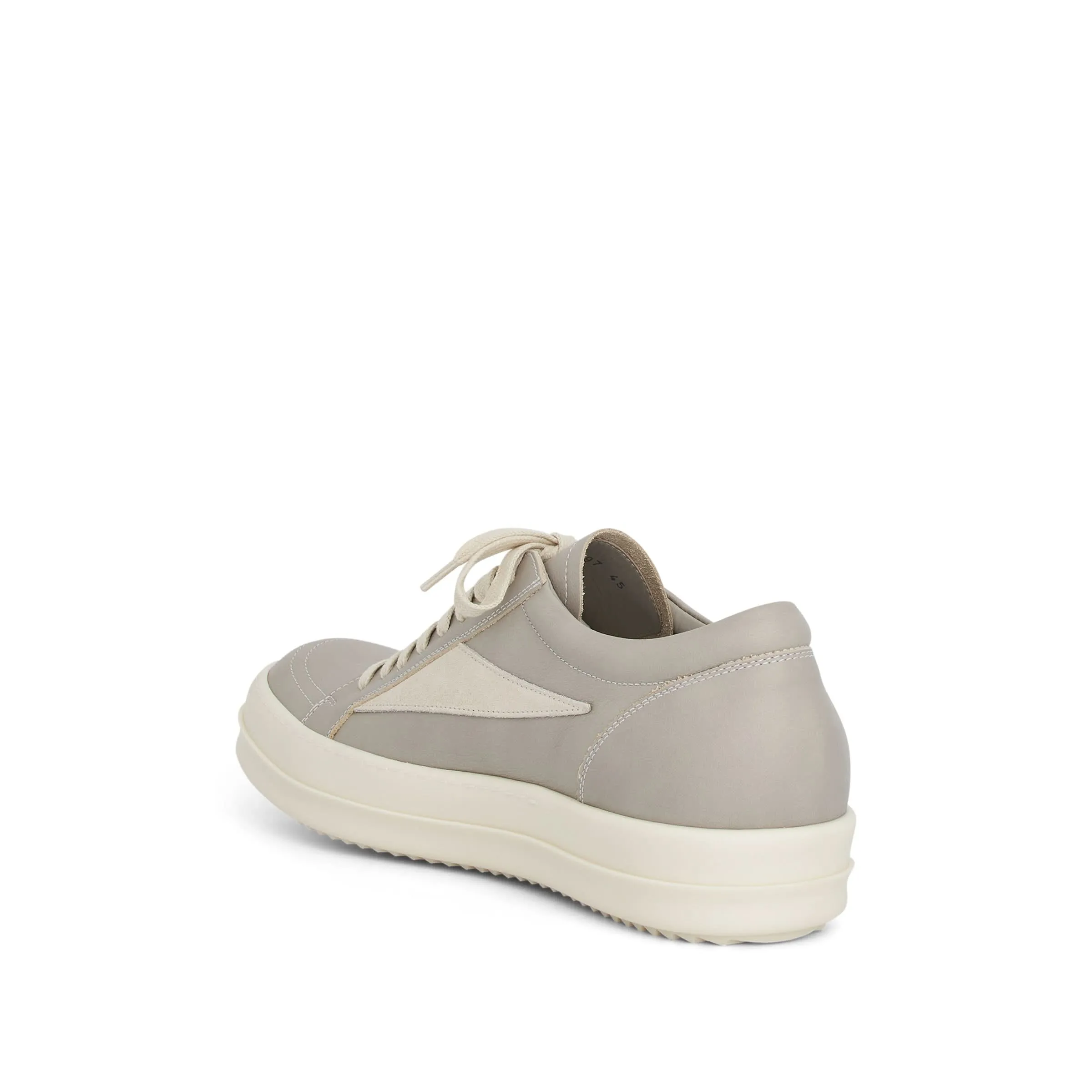 Vintage Leather Sneaker in Pearl/Milk