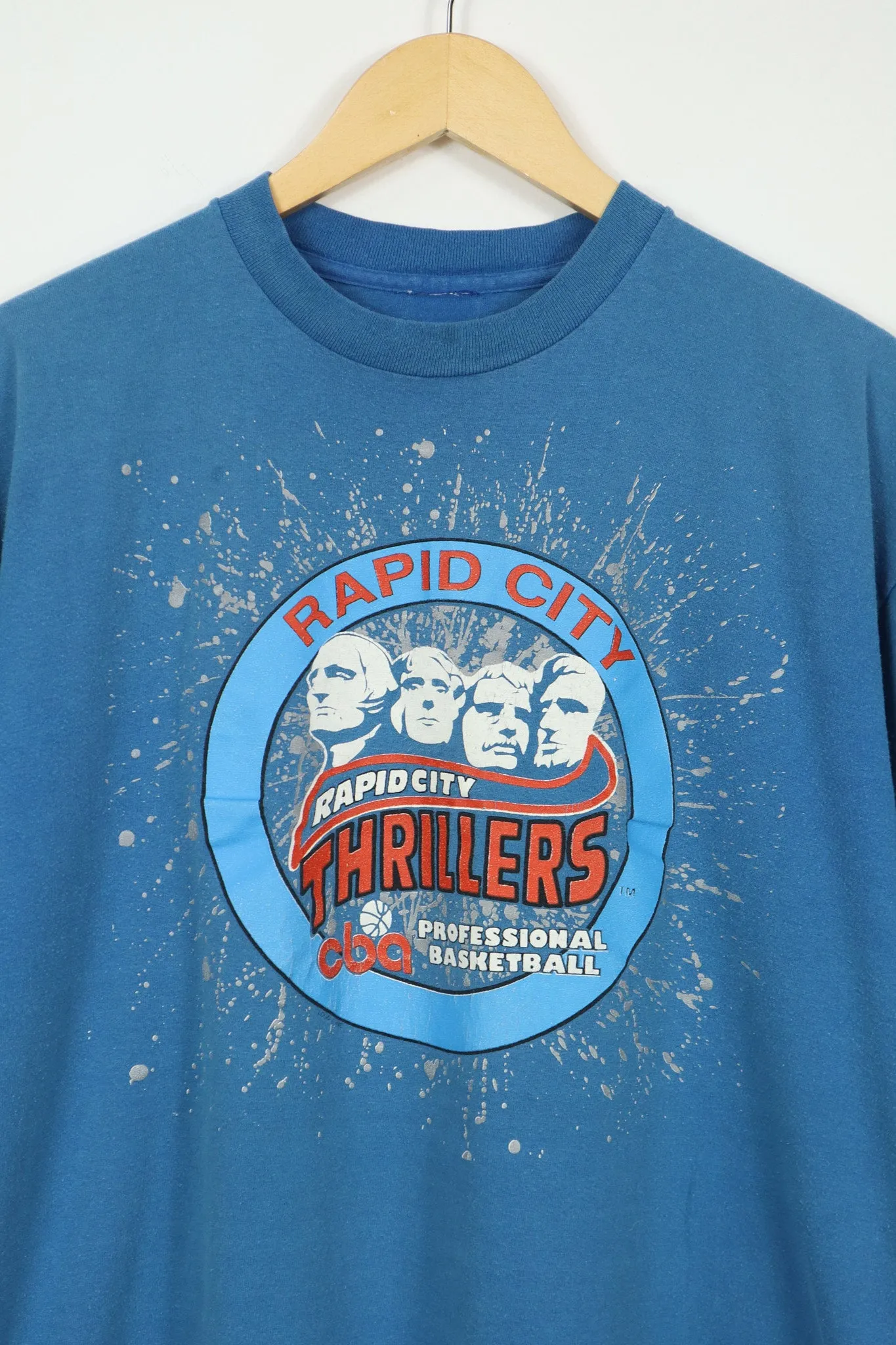 Vintage Rapid City Thrillers Basketball Tee