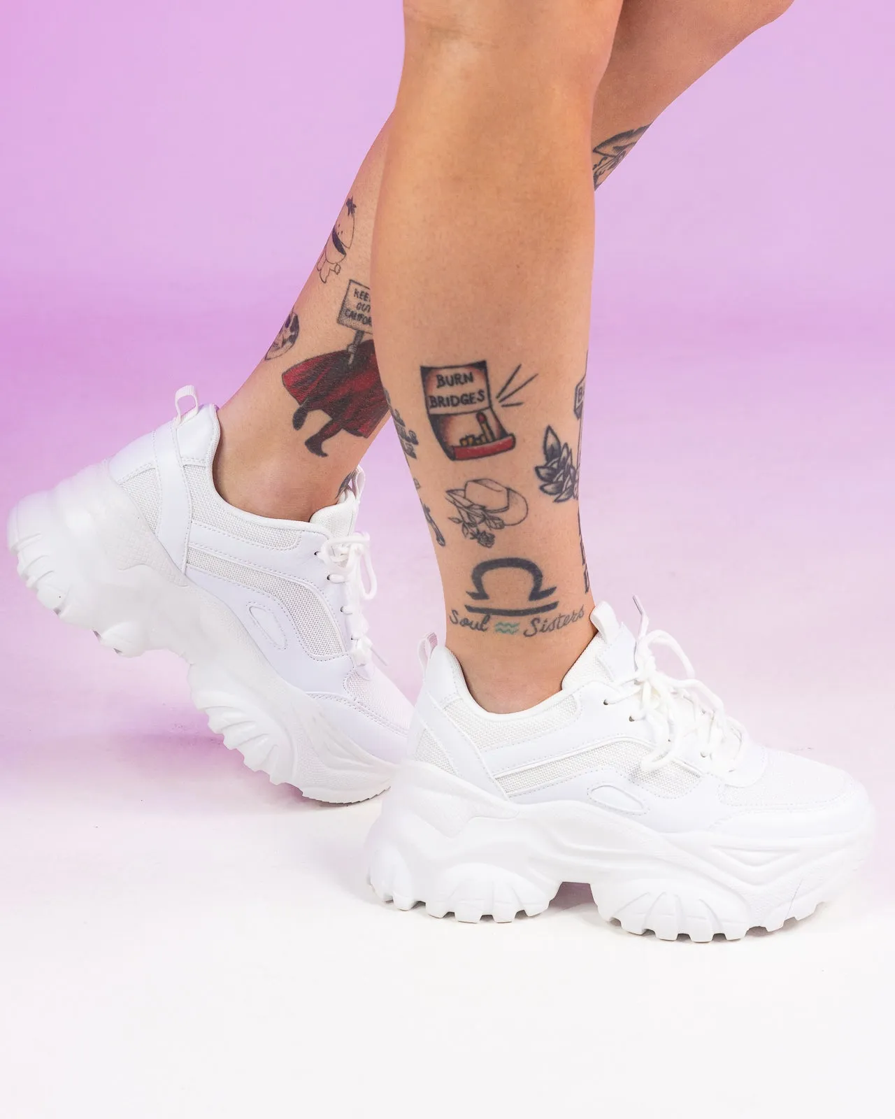 White Hanna Sneakers