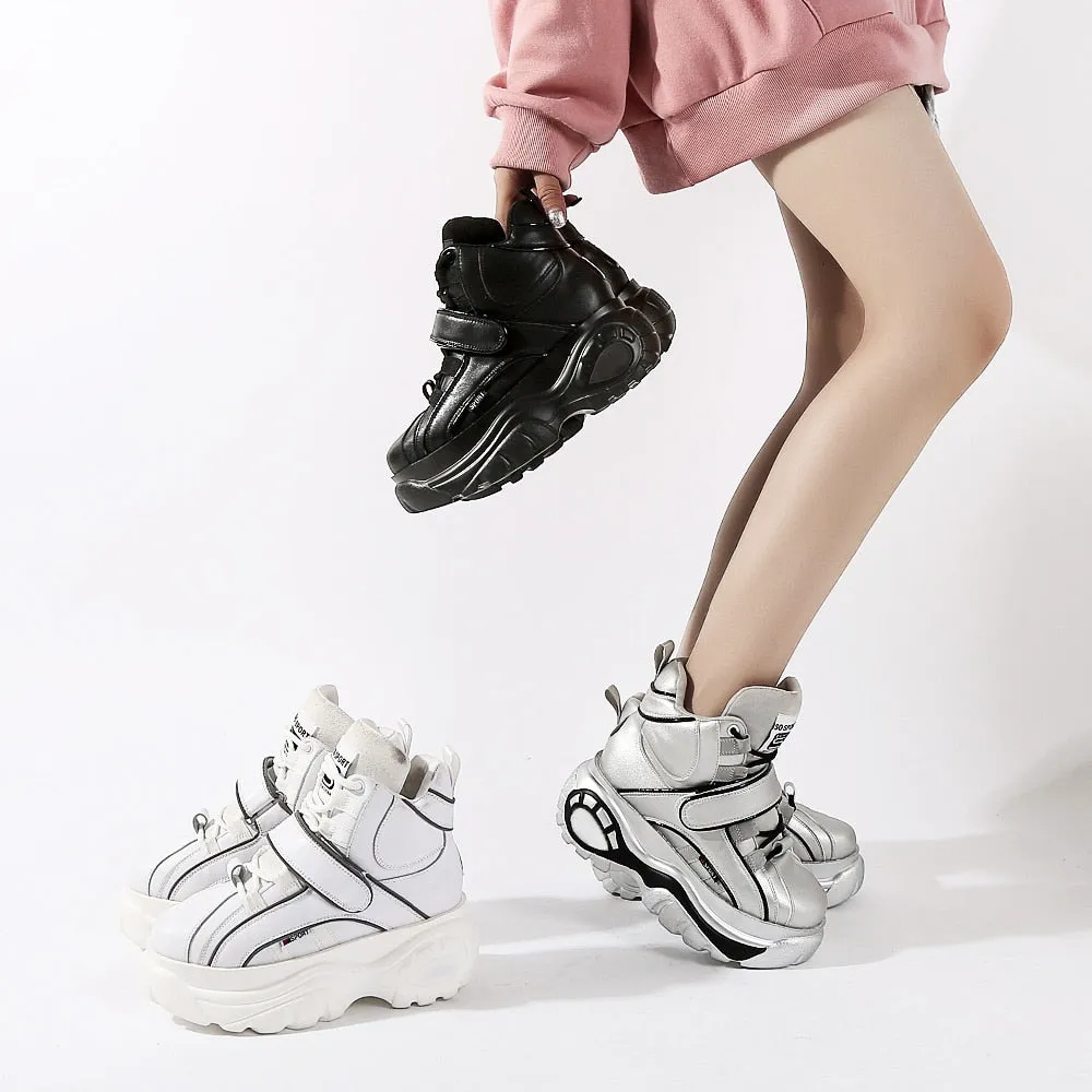 Women Platform Cyber Babydoll Chunky Sneakers