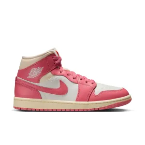 Women's Air Jordan 1 Mid Sail/Pink Salt-Guava Ice/Muslin BQ6472-109