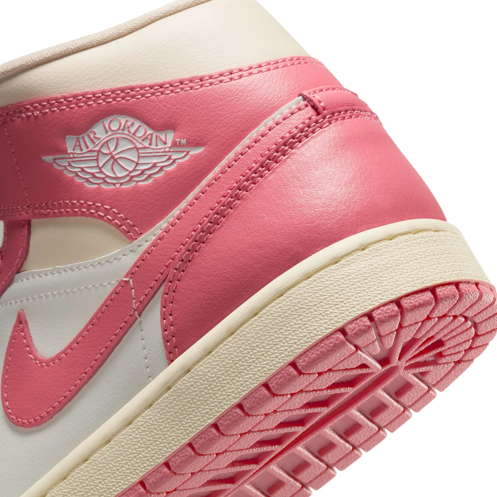 Women's Air Jordan 1 Mid Sail/Pink Salt-Guava Ice/Muslin BQ6472-109