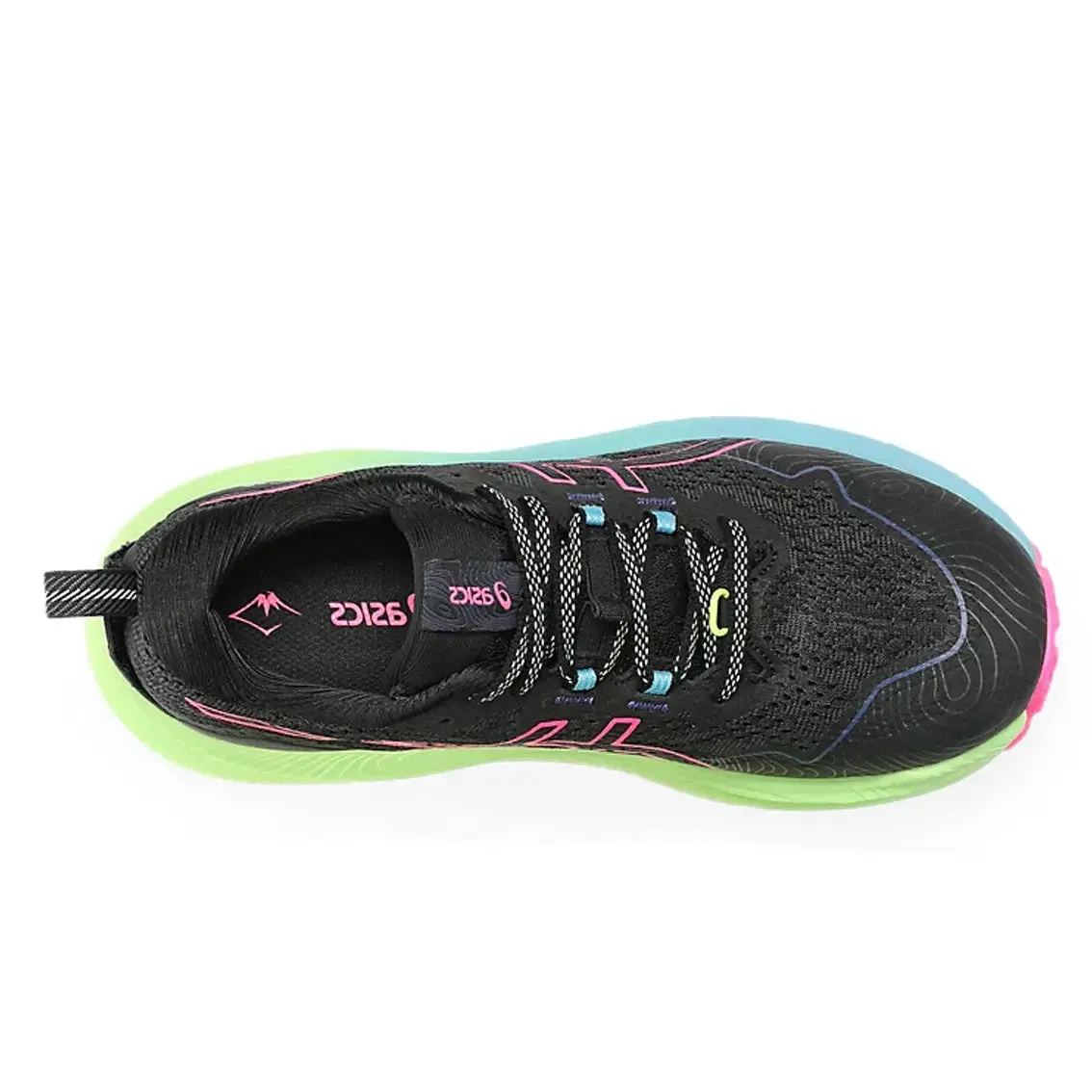 Womens ASICS Trabuco Max 2 - Black / Hot Pink