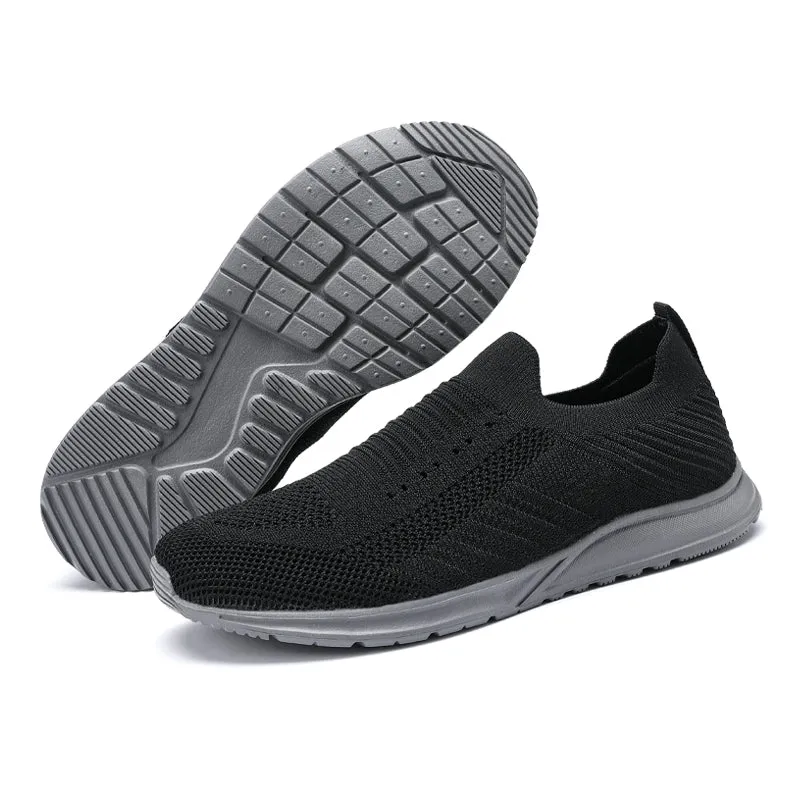 Women's Graphene Casual Shoes Slip On Loafers Lightweight Comfortable Mesh Round Toe Design