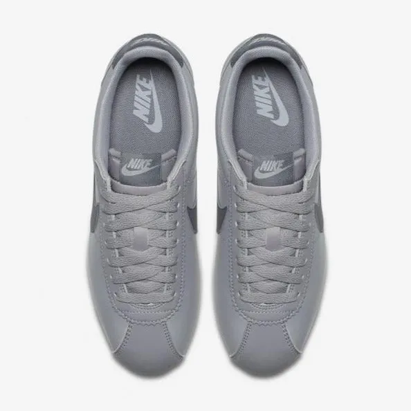 Women's Nike Classic Cortez Leather (Atmosphere Grey/Gunsmoke/Sail)(807471-017)