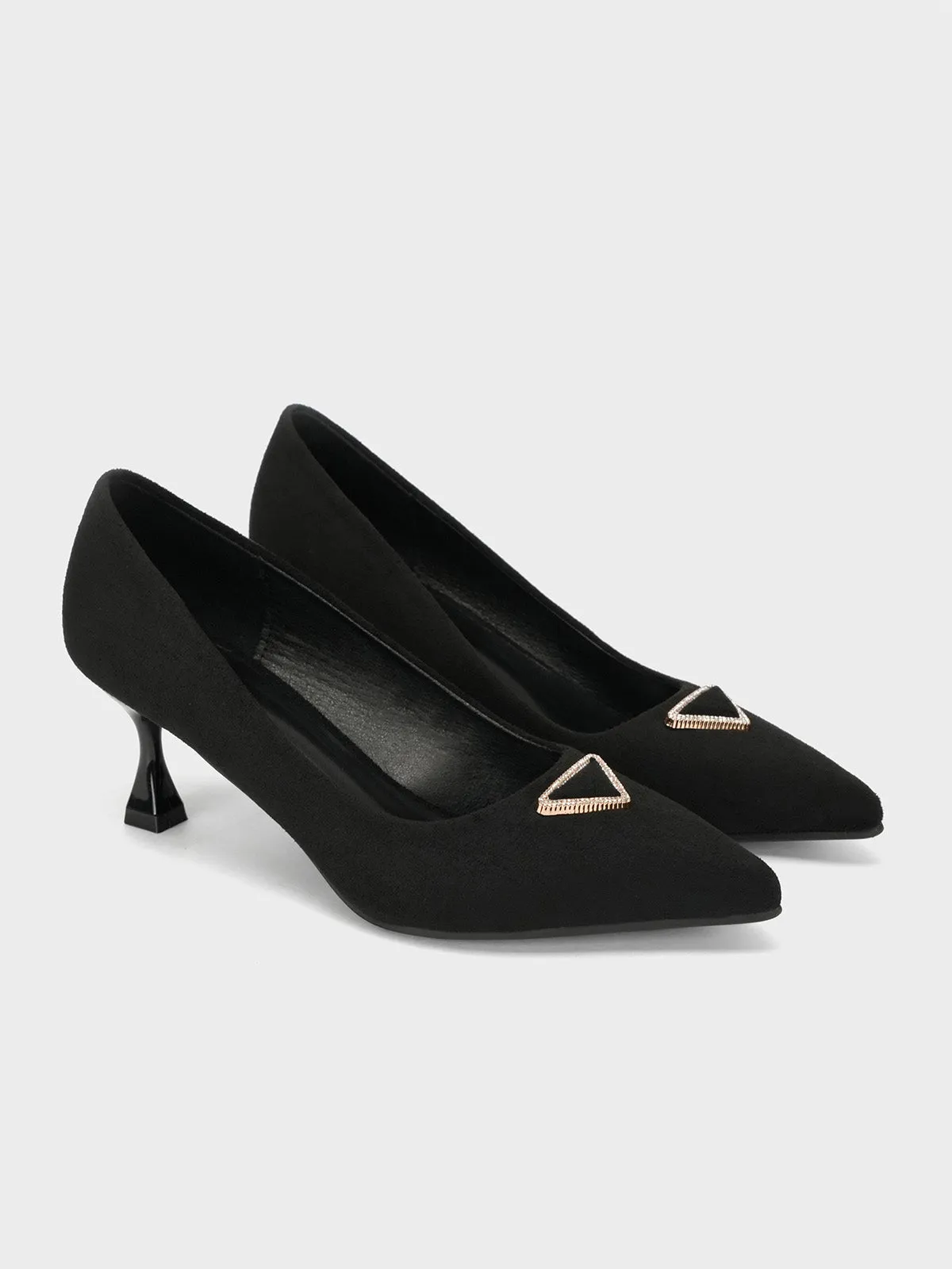 Womens "JALENA" Pointed Toe Comfy Courts