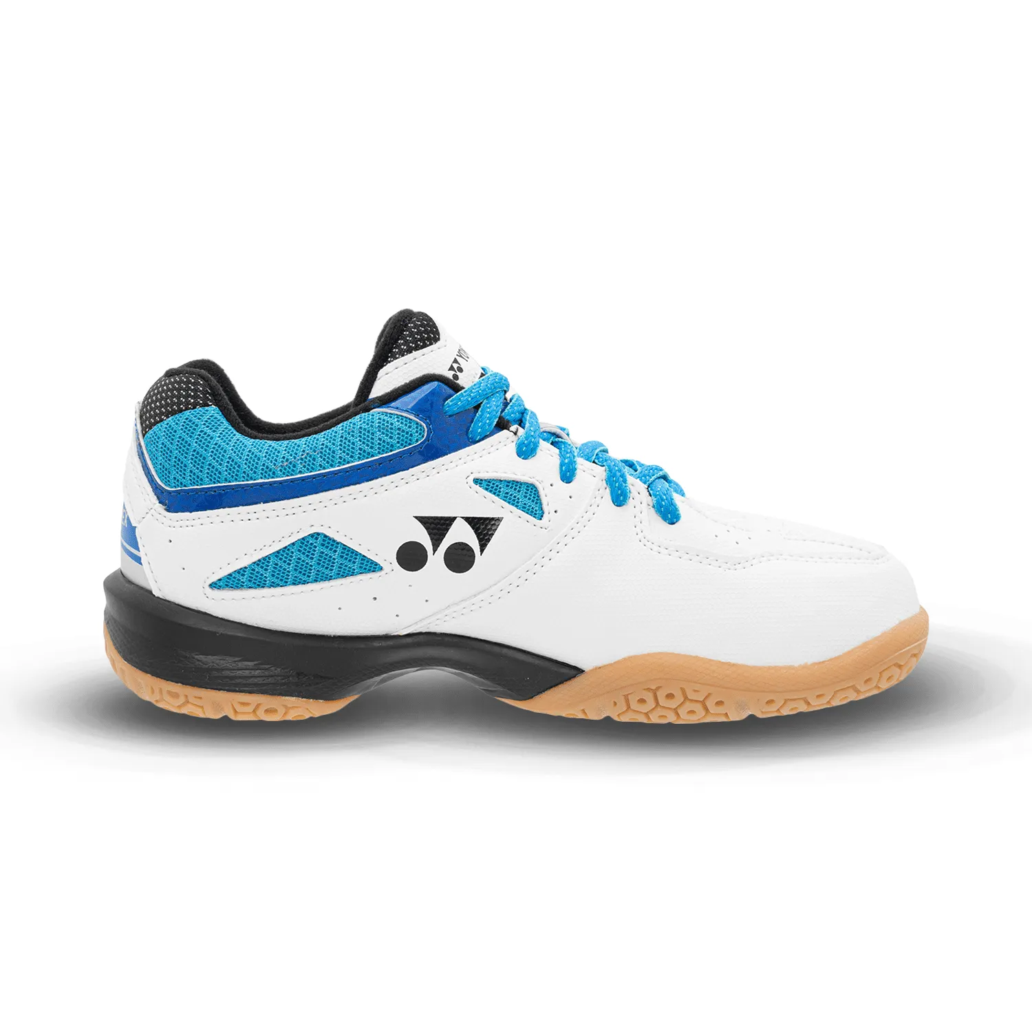 Yonex Power Cushion [SHB 36 White/Blue] Junior Court Shoes